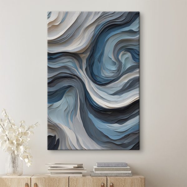 Ocean Waves in Sculpted Layers Ocean Waves in Sculpted Layers