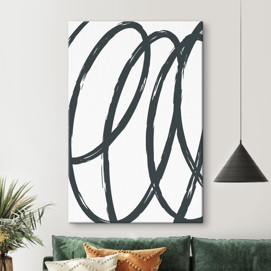 Black and white image of a swirly pattern Black and white image of a swirly pattern