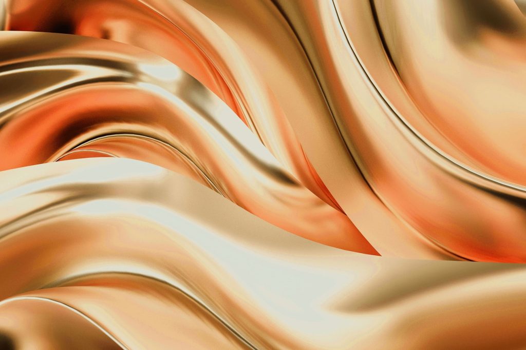Flowing hues of warmth and cool Flowing hues of warmth and cool
