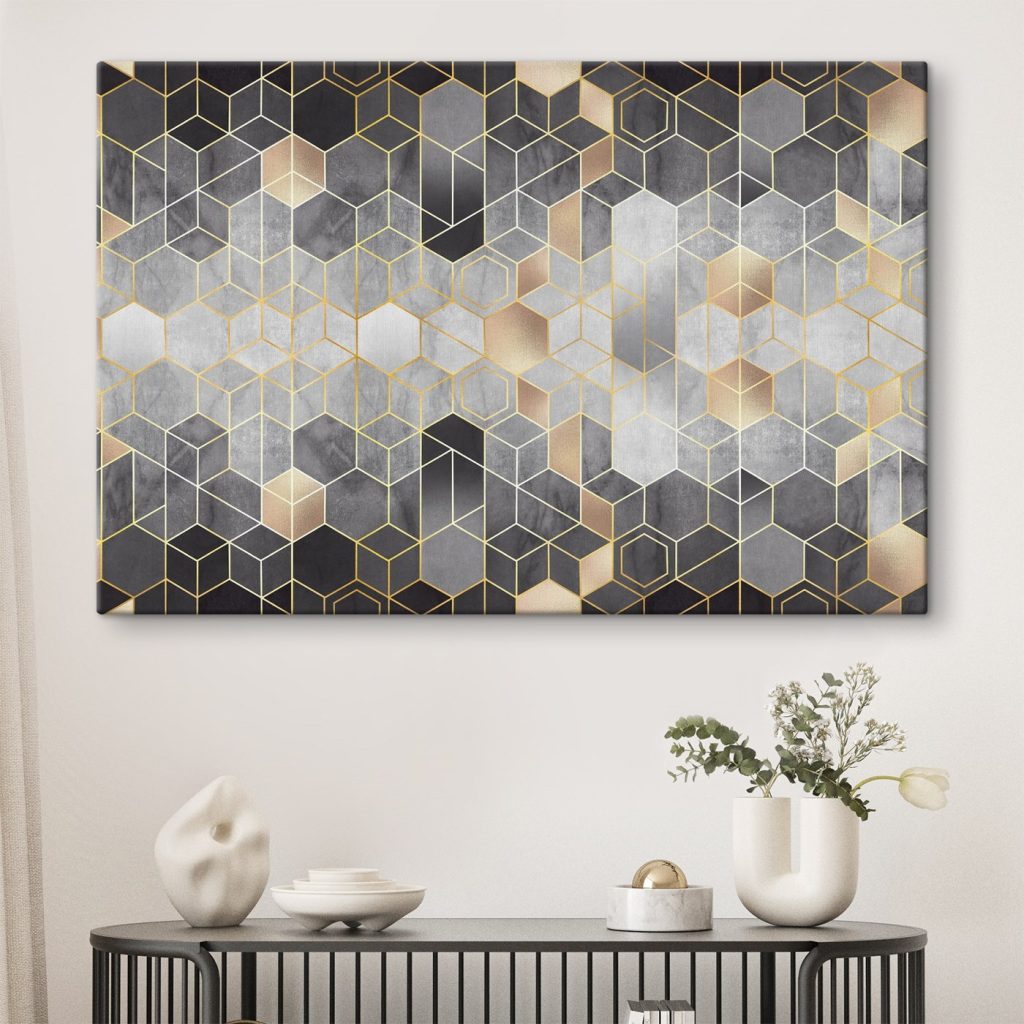 Geometric patterns in neutral tones Geometric patterns in neutral tones