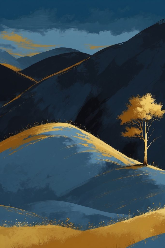 Tree on a hill