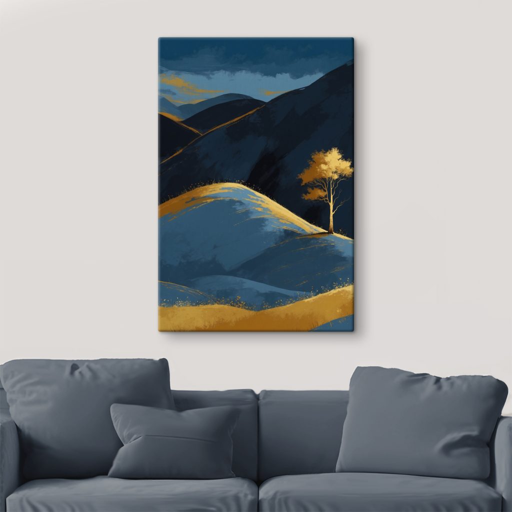Tree on a hill