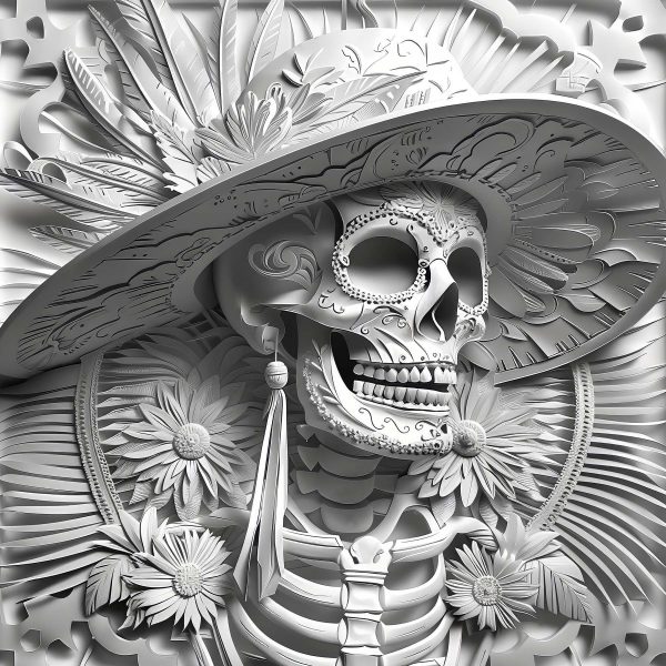 Skull in a hat Skull in a hat
