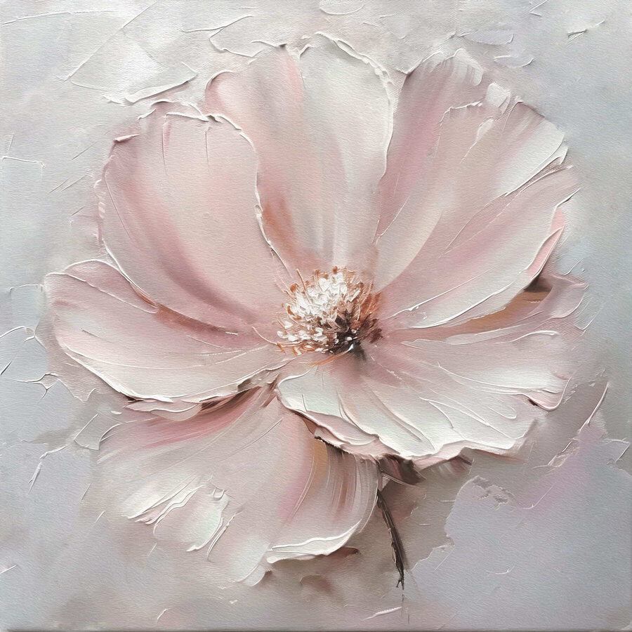 Painting of a flower Painting of a flower