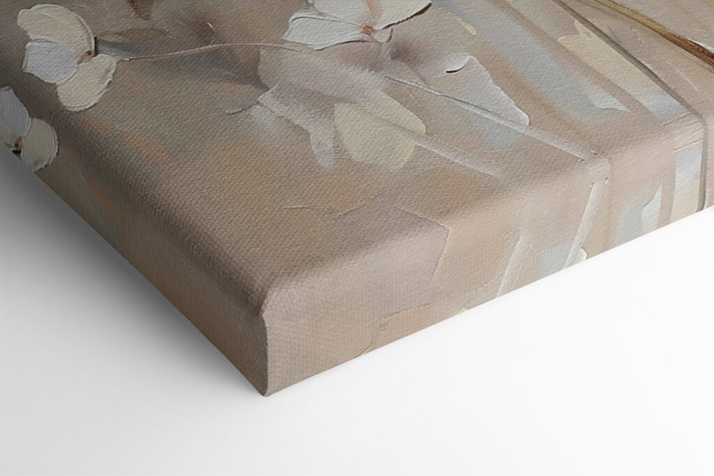 Painting of flowers in a vase