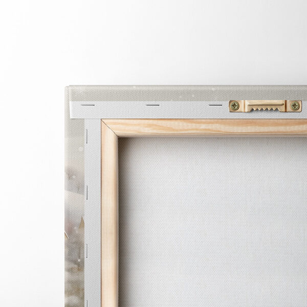 Person walking on a snowy road