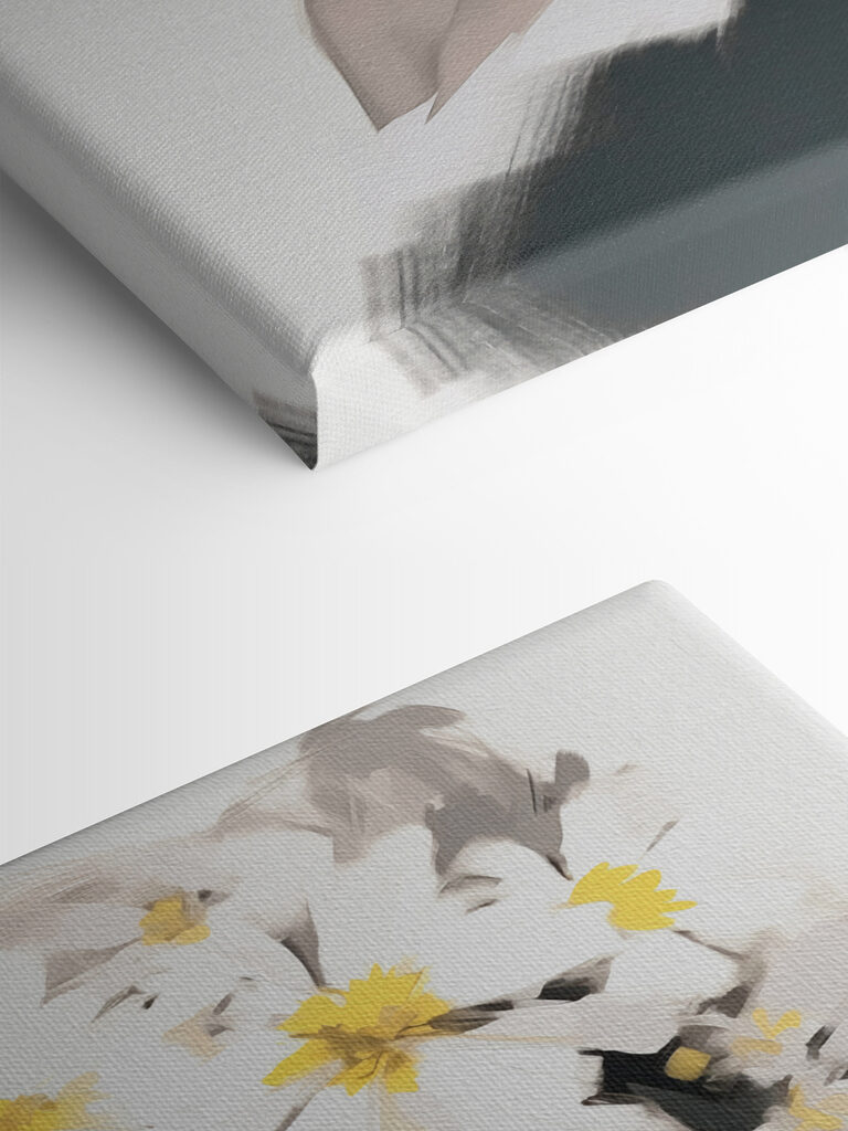 Woman with flowers in her hair