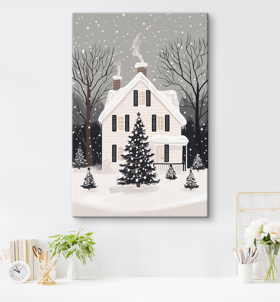 House with a tree in front of it House with a tree in front of it