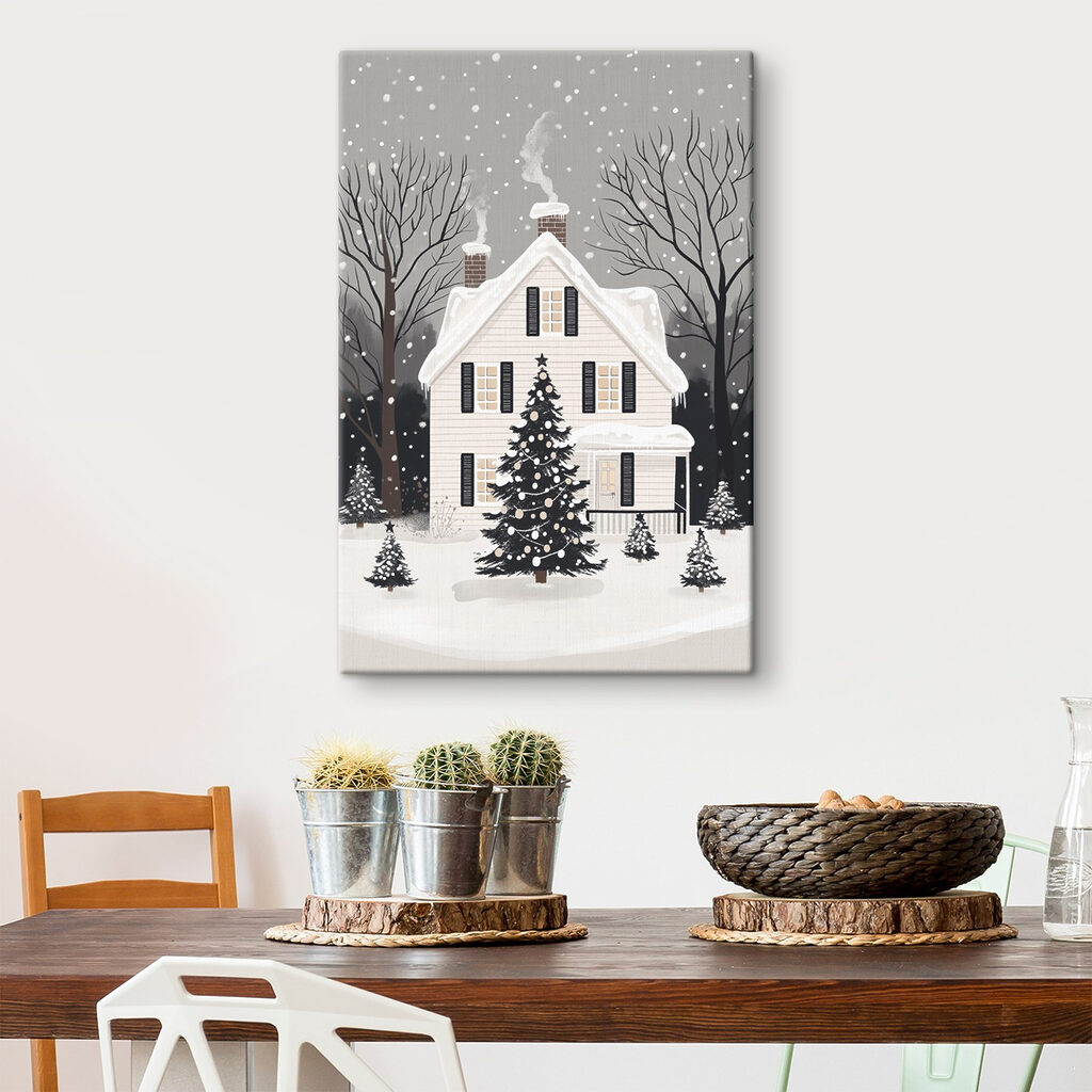 House with a tree in front of it House with a tree in front of it