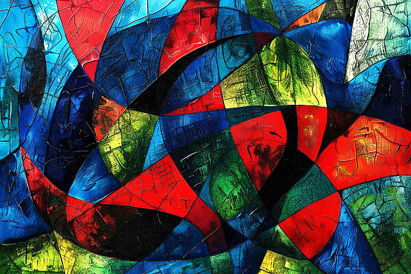 Colorful stained glass with many different colors Colorful stained glass with many different colors