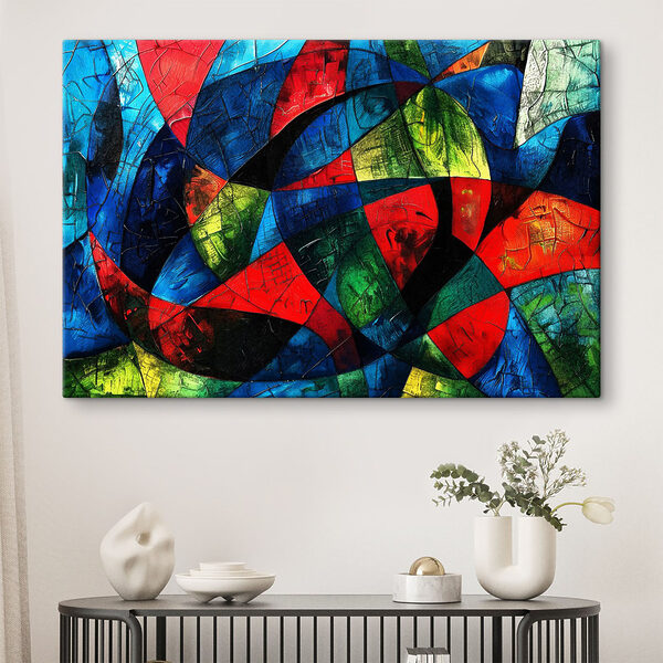 Colorful stained glass with many different colors Colorful stained glass with many different colors