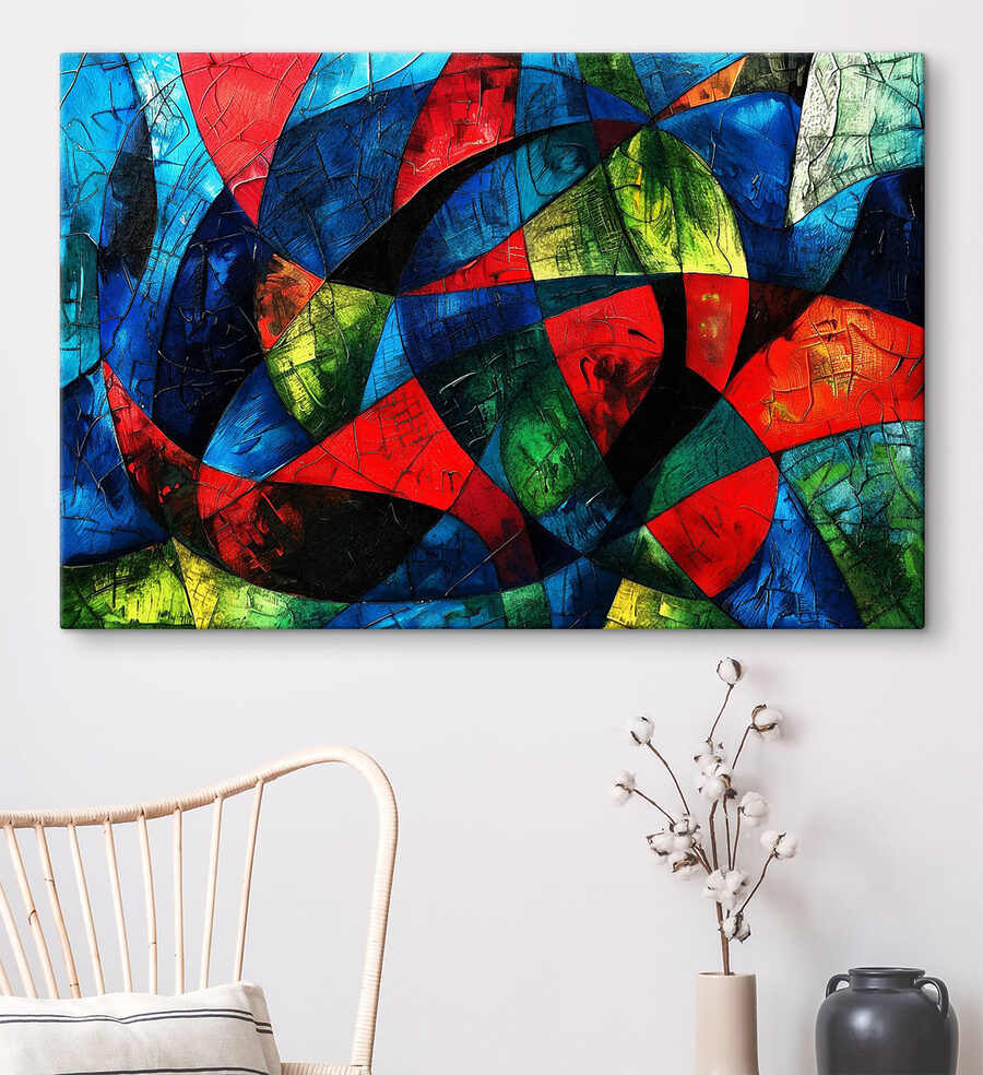 Colorful stained glass with many different colors Colorful stained glass with many different colors