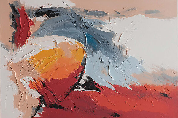 Abstract expression of vibrant colors Abstract expression of vibrant colors