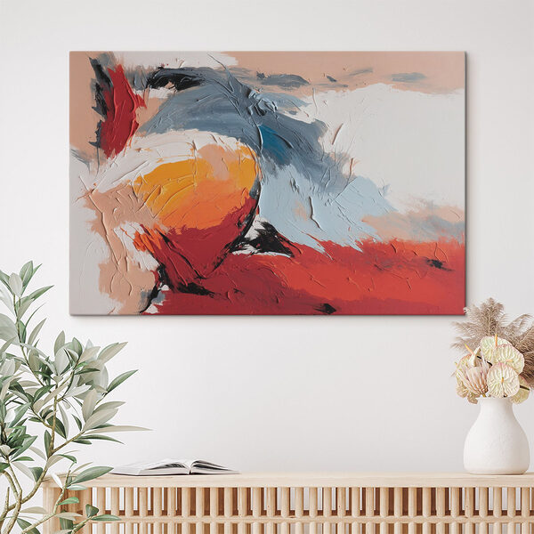 Abstract expression of vibrant colors Abstract expression of vibrant colors