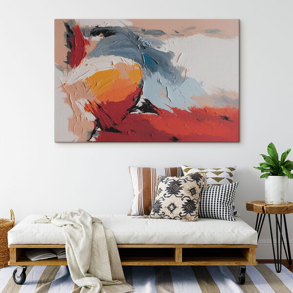 Abstract expression of vibrant colors Abstract expression of vibrant colors