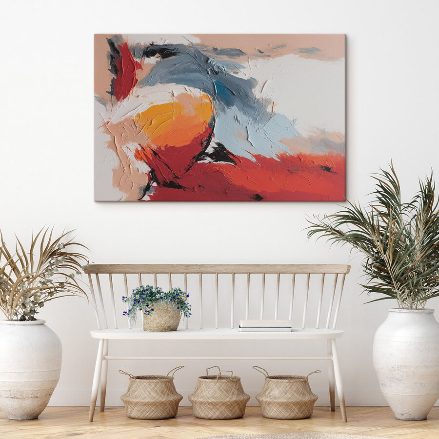 Abstract expression of vibrant colors Abstract expression of vibrant colors