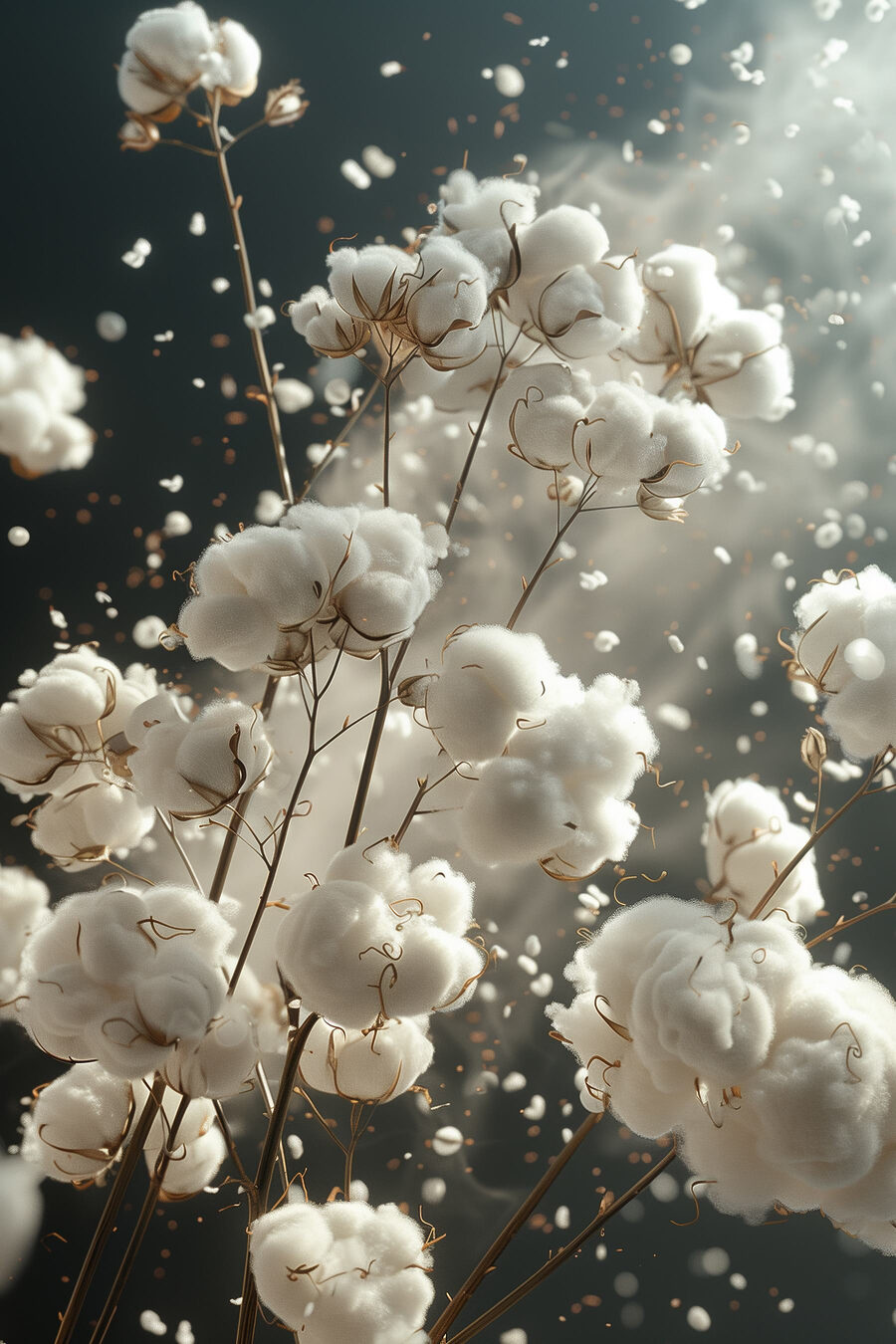 Fluffy blooms dancing in the air Fluffy blooms dancing in the air