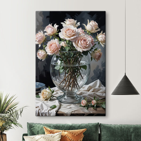 Vase of flowers with water Vase of flowers with water