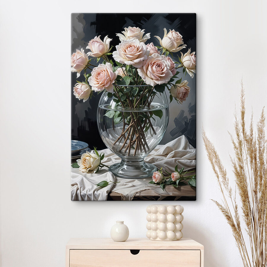 Vase of flowers with water Vase of flowers with water