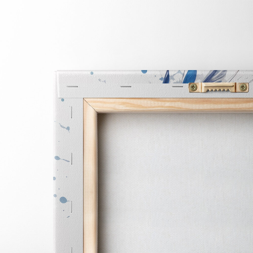 Colorful bird flying with paint splashes