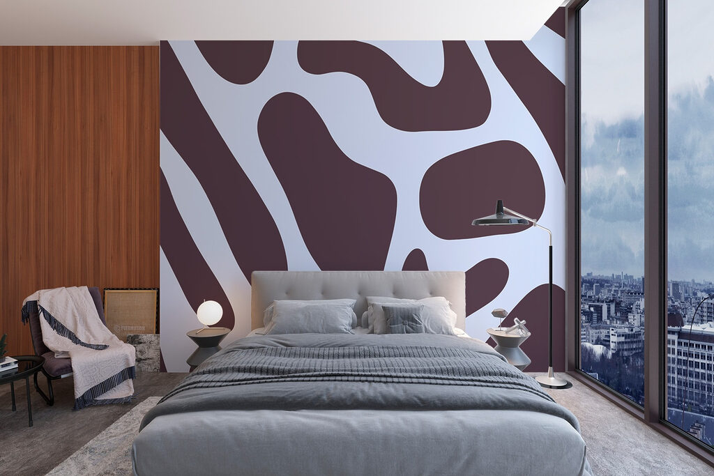 Abstract shapes in calming tones