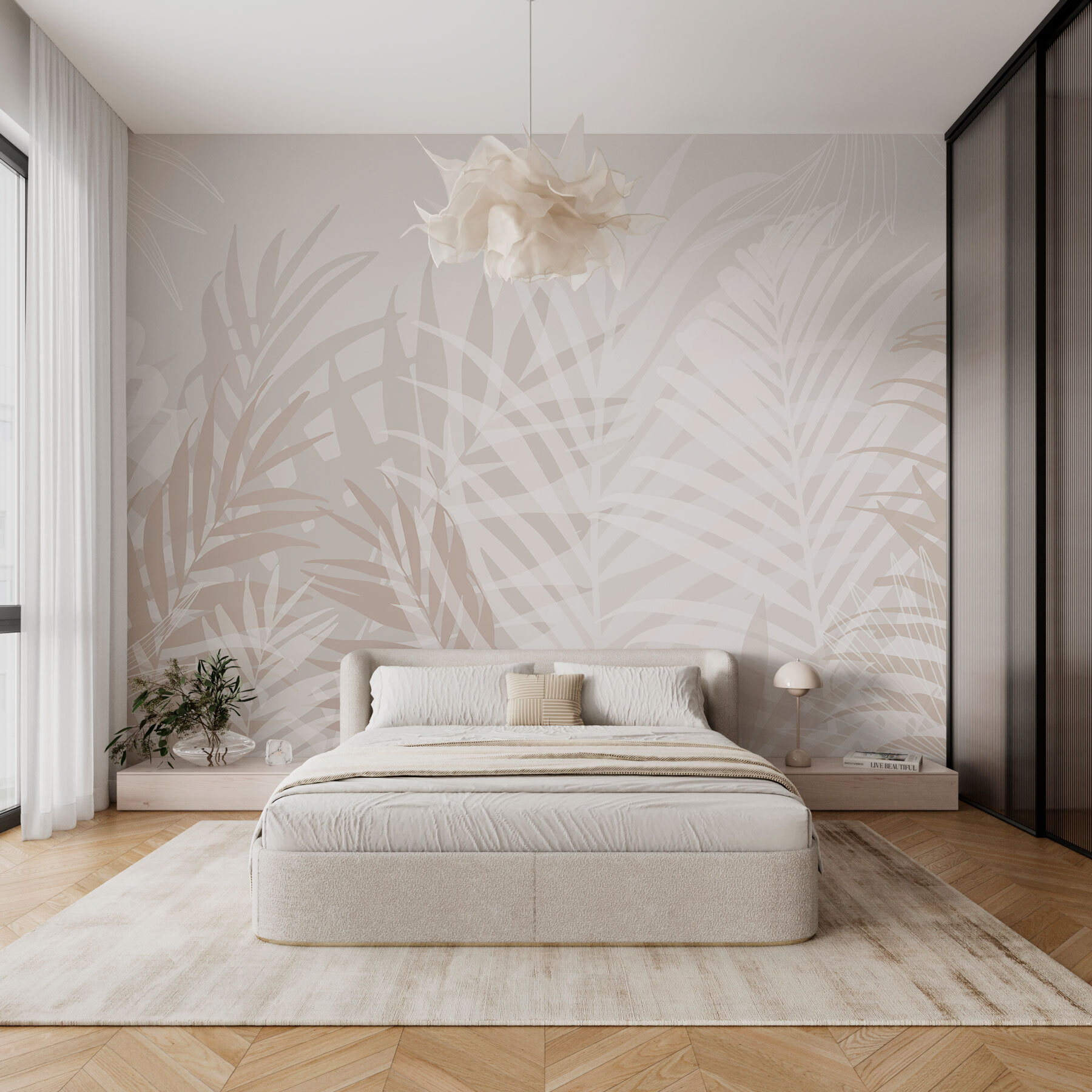 White and brown leaves White and brown leaves