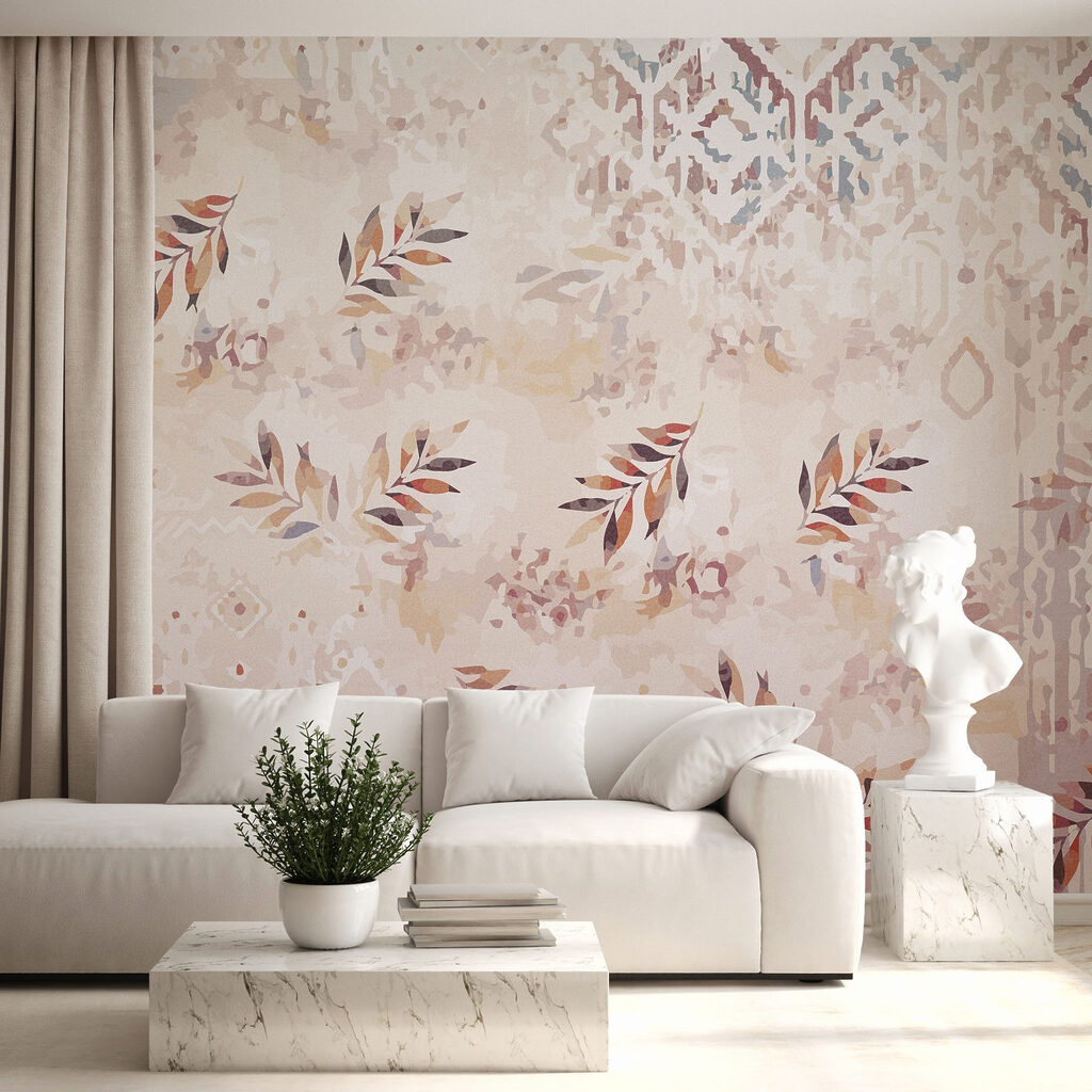 Soft patterns with delicate foliage accents