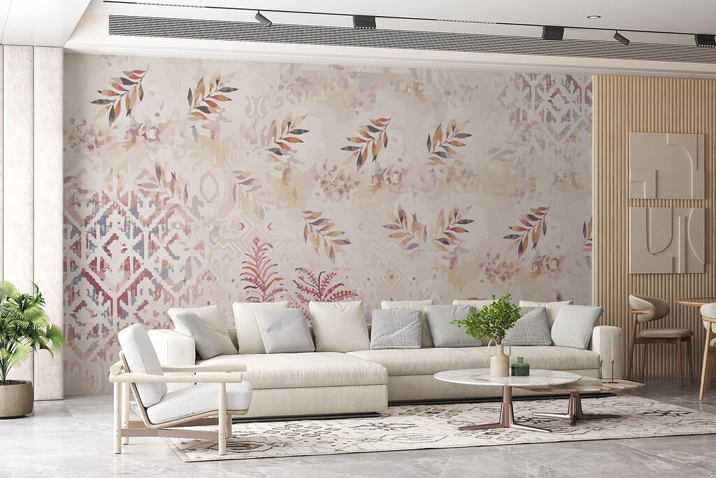 Soft patterns with delicate foliage accents