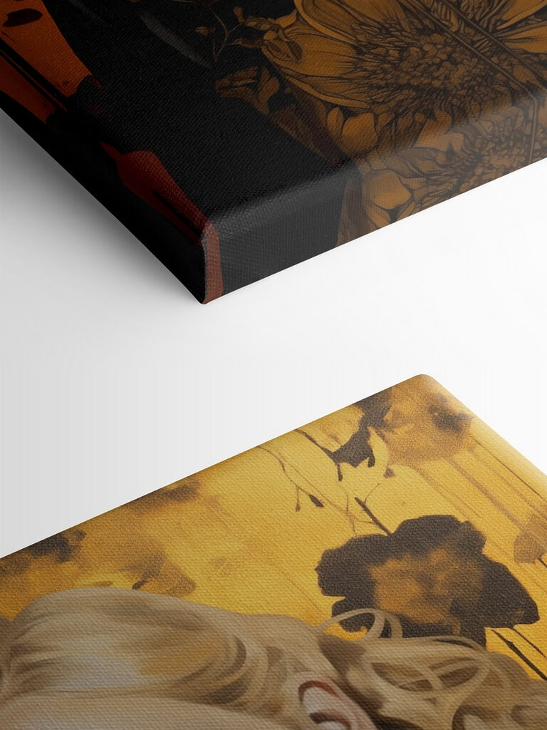 Woman with curly blonde hair and large earrings