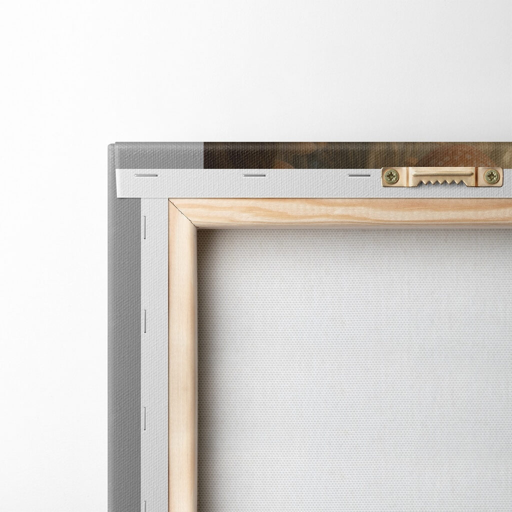 Girl in a dress in a forest