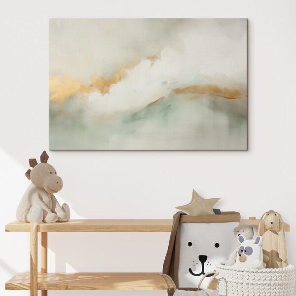 Painting of a mountain range Painting of a mountain range