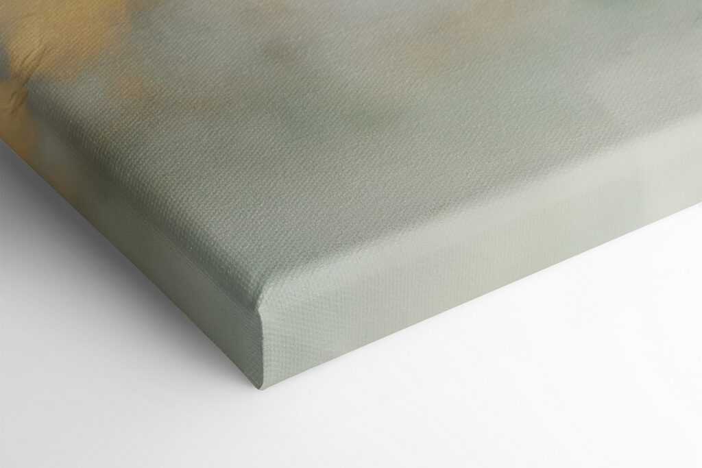 Painting of a mountain range