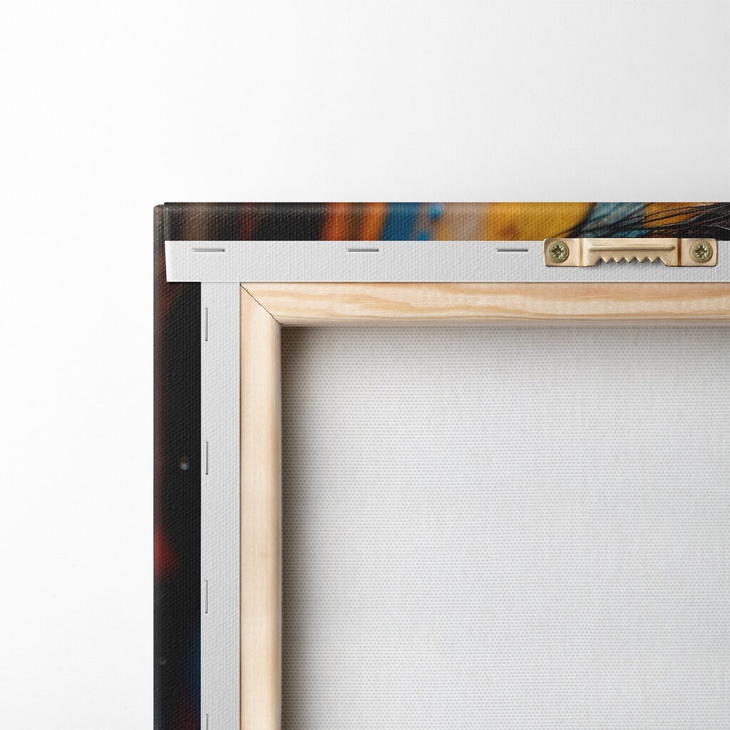 Vivid colors on expressive canvas