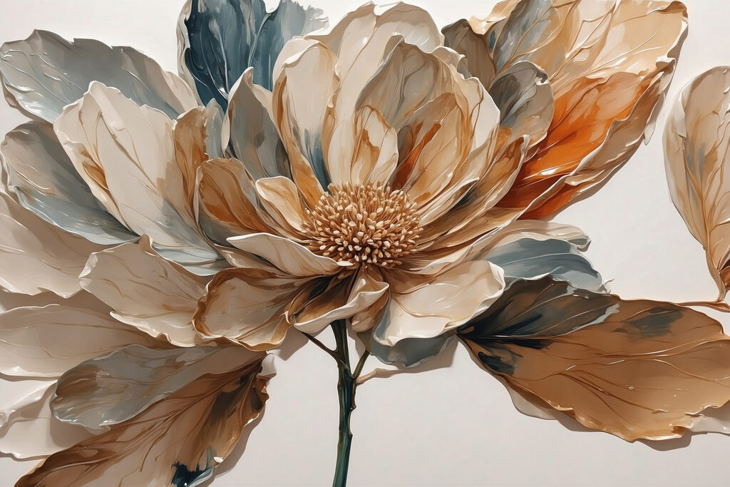 Elegant floral arrangement in soft hues