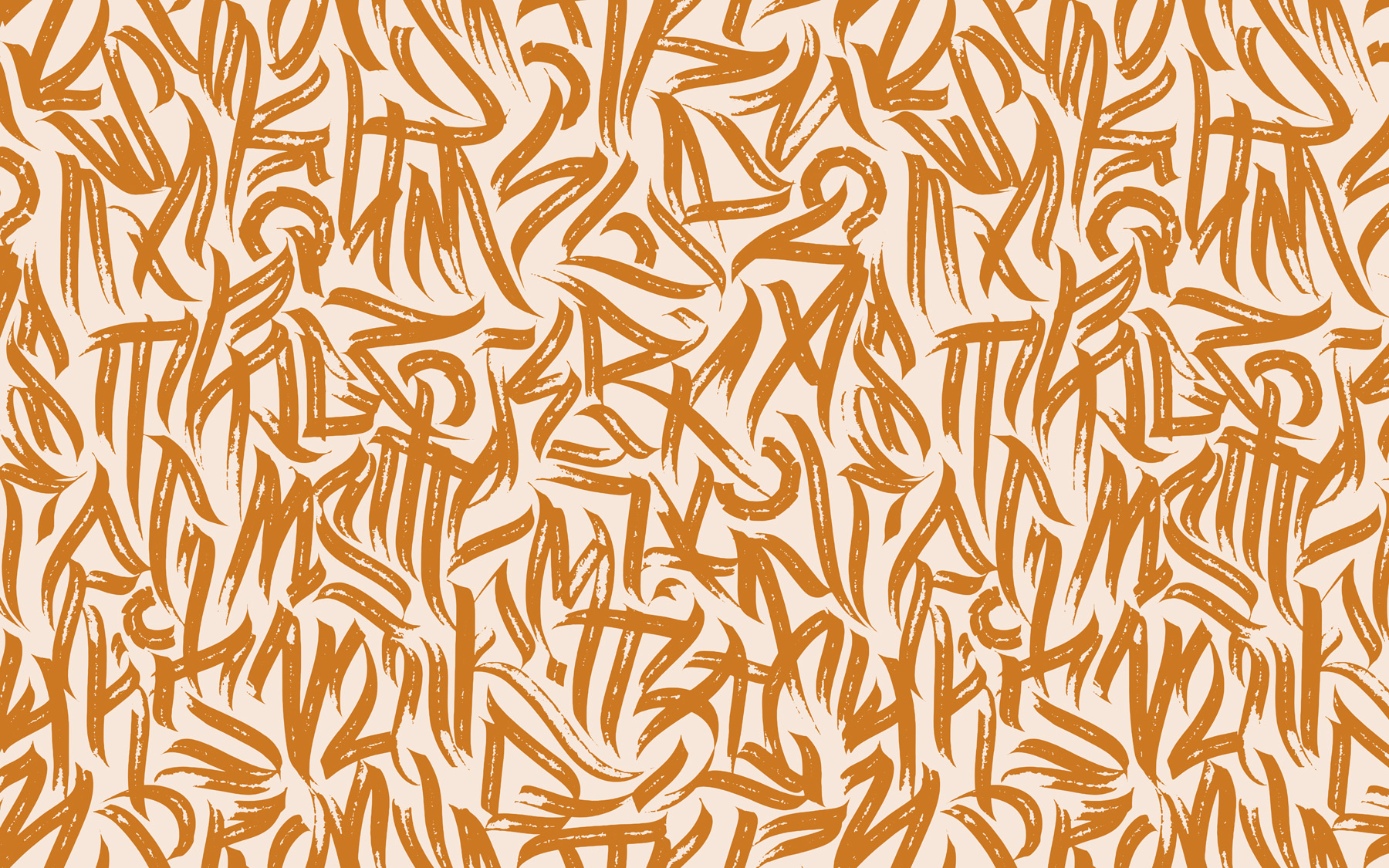 Pattern of letters on a white background Pattern of letters on a white background