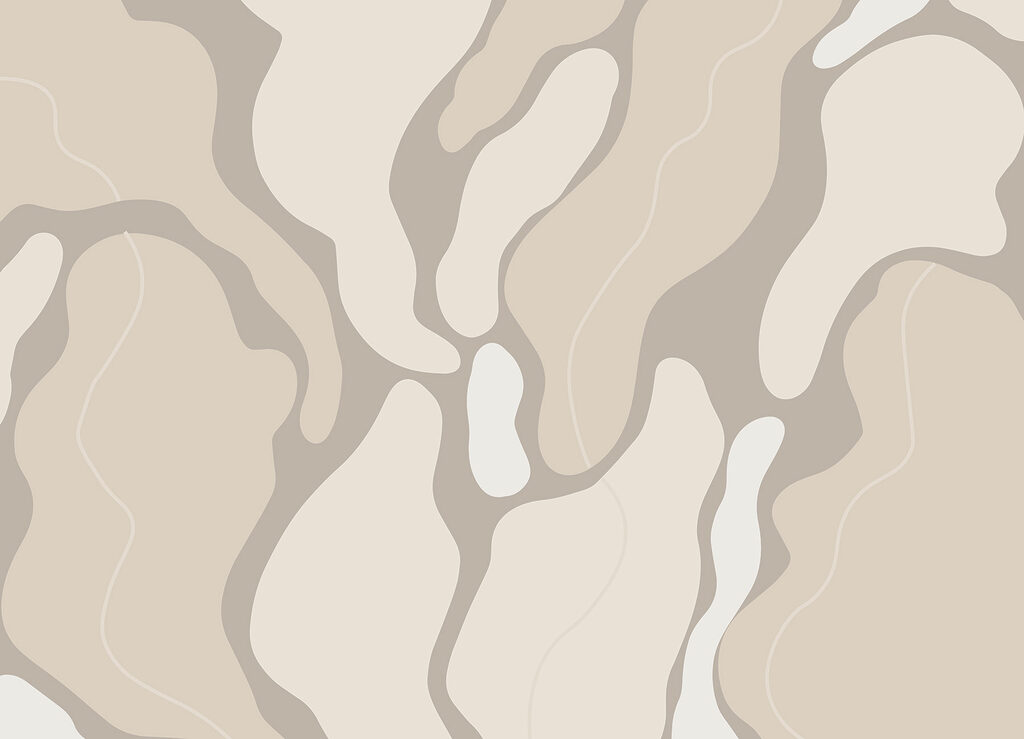 Abstract shapes in soft tones