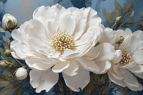 Delicate blooms against a soft backdrop Delicate blooms against a soft backdrop