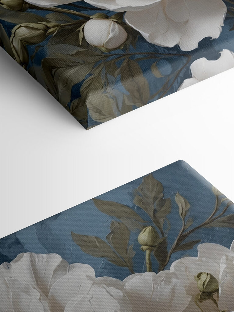 Delicate blooms against a soft backdrop