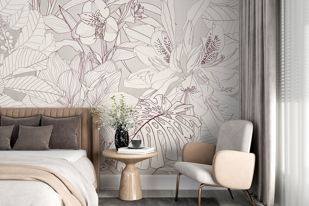 Nature's delicate floral patterns unfold