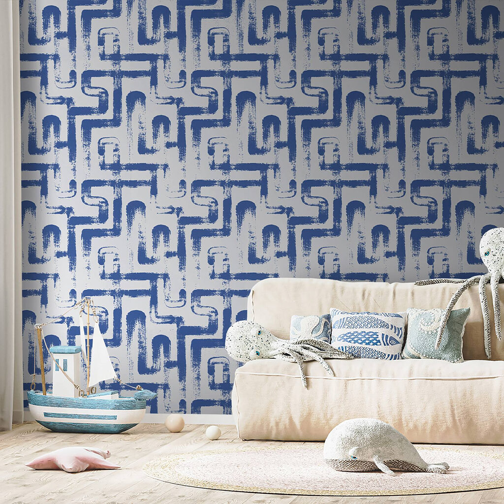 Blue and white pattern Blue and white pattern