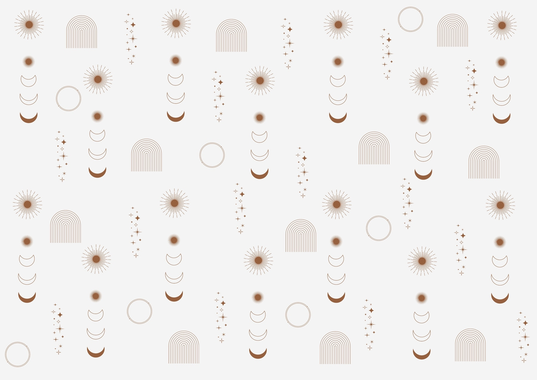 Pattern of sun and moon Pattern of sun and moon