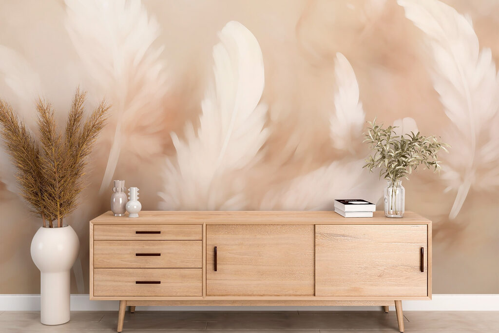 Group of white feathers Group of white feathers