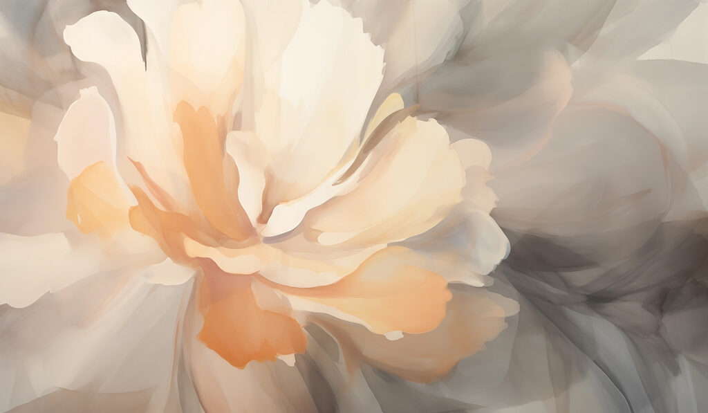 Soft petals in gentle hues