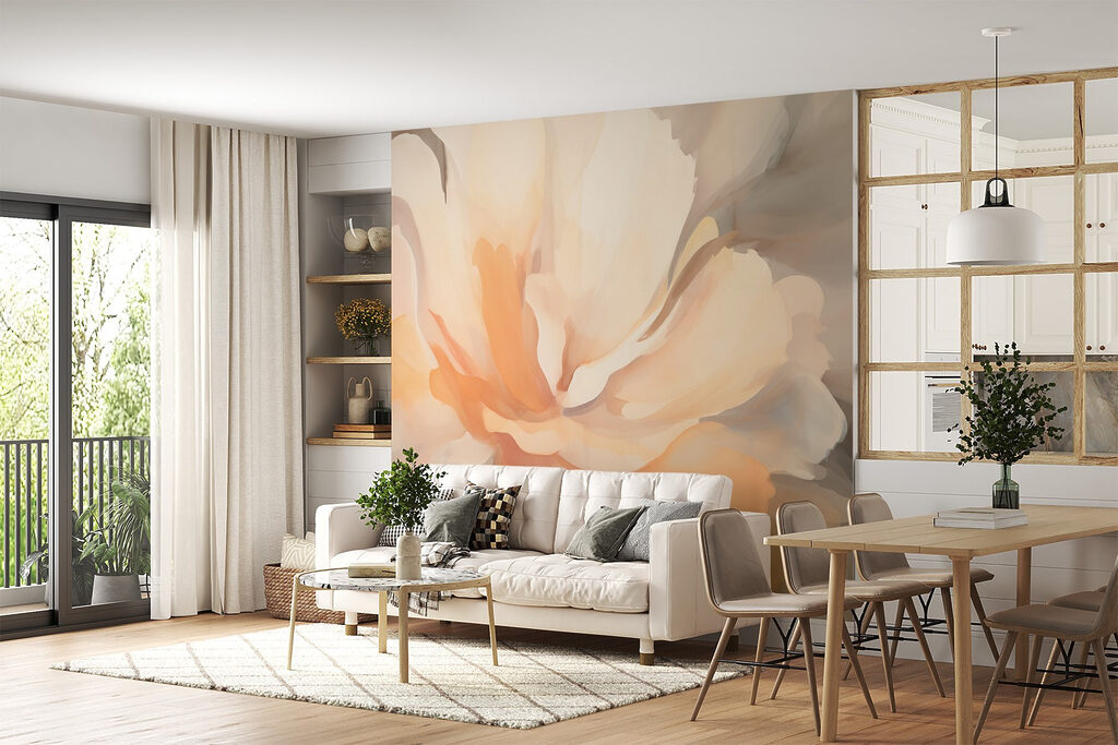 Soft petals in gentle hues