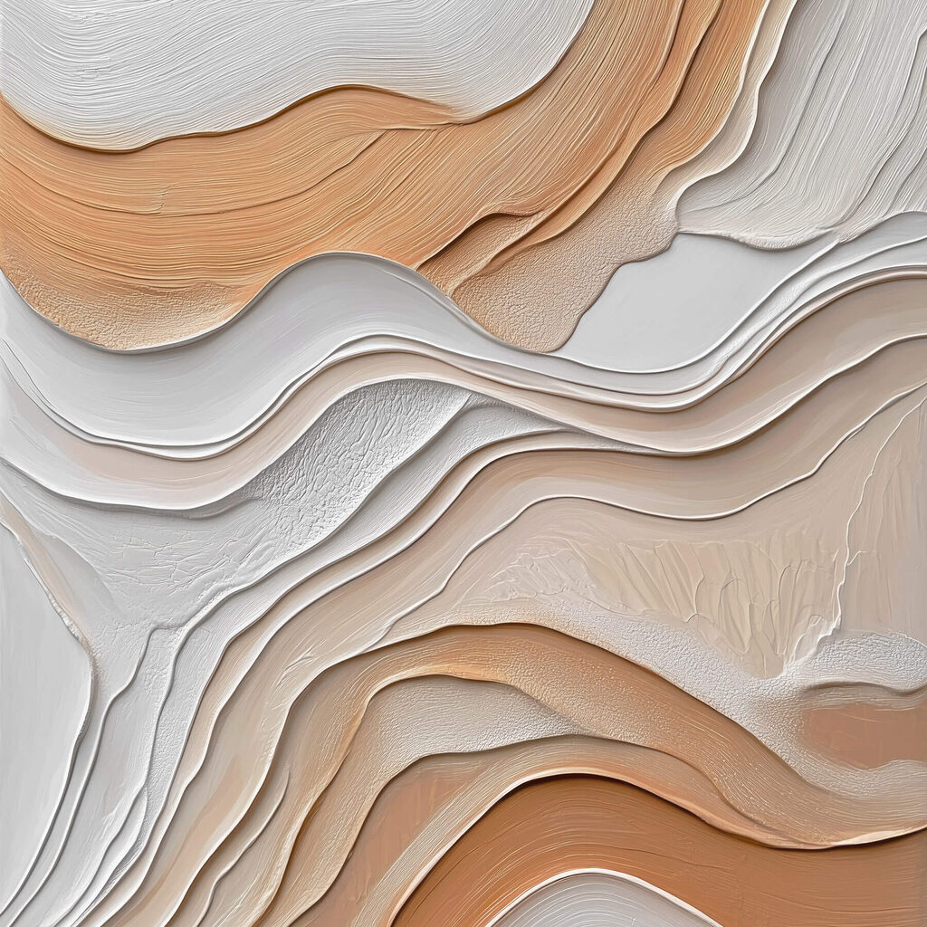 White and brown wavy lines White and brown wavy lines