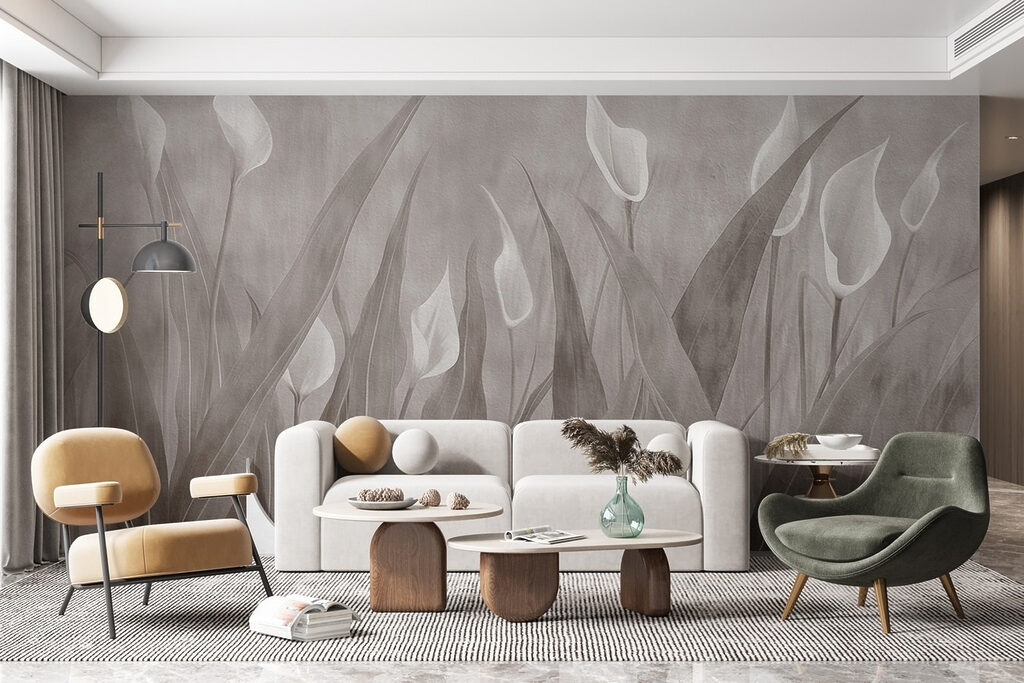 Soft blooms in muted elegance
