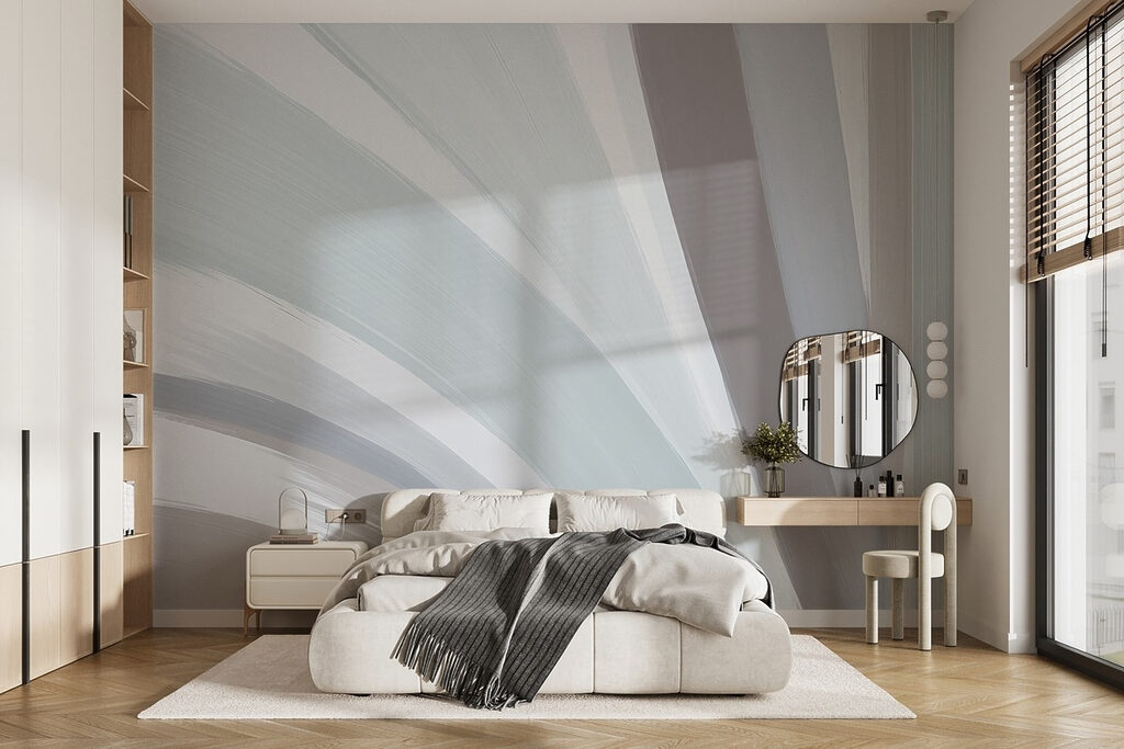 Soft hues in flowing patterns