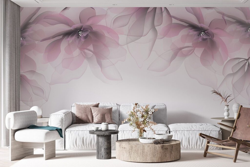 Group of pink flowers Group of pink flowers