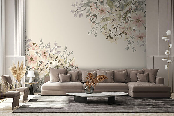 Floral pattern with flowers Floral pattern with flowers