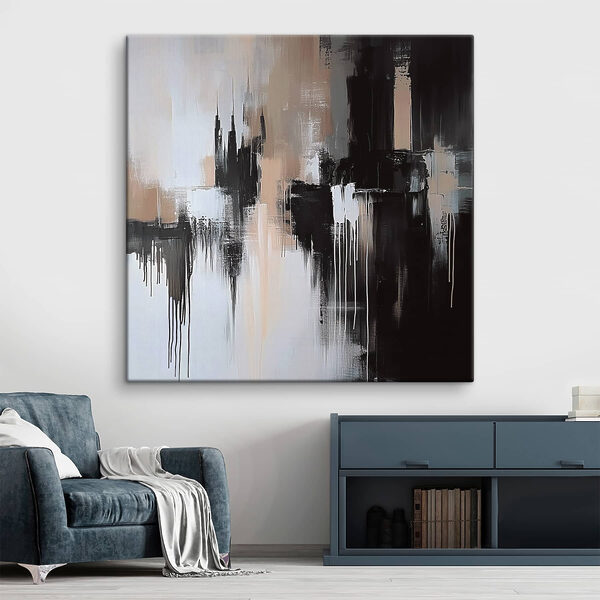 Black and white painting Black and white painting